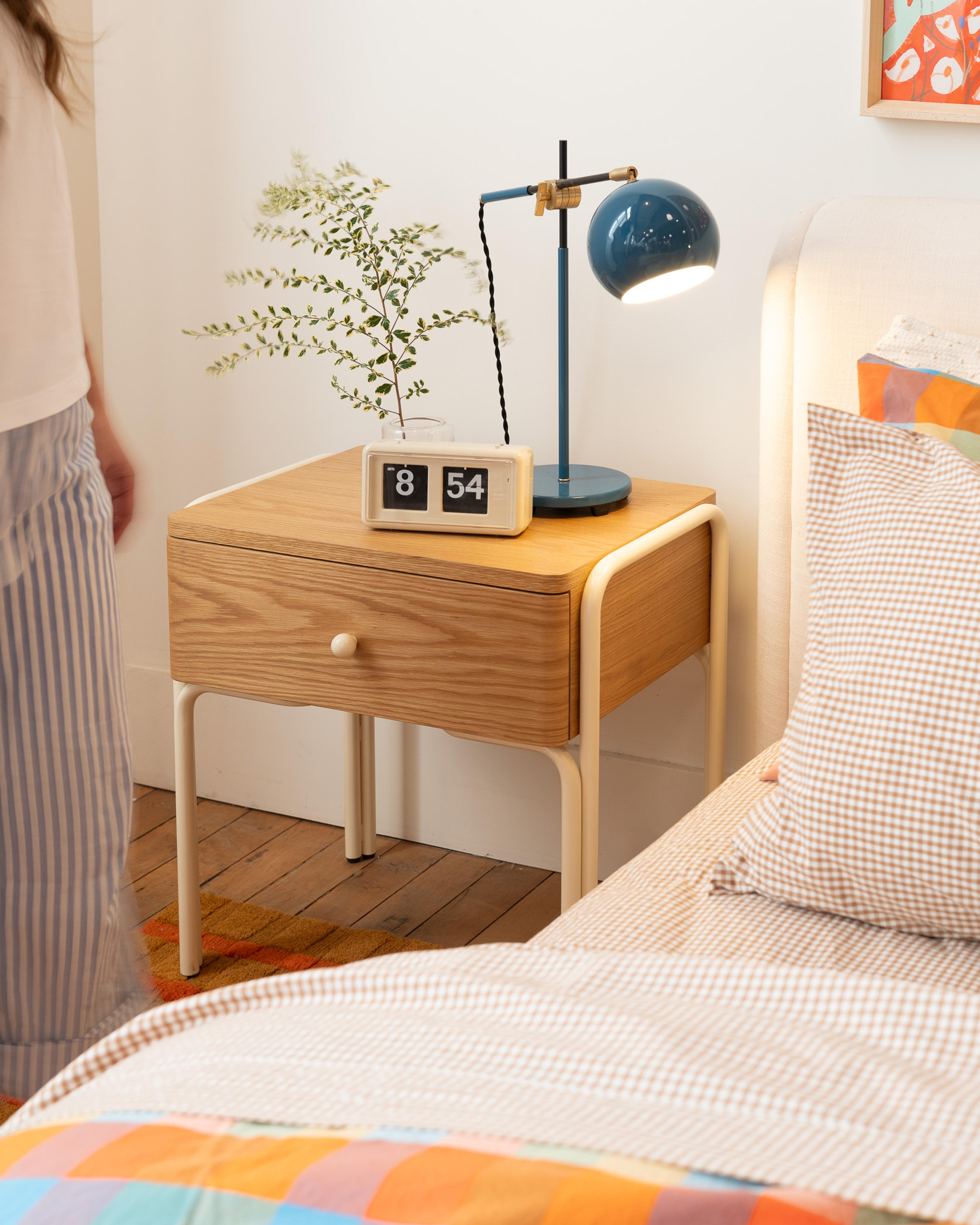 Light and airy bedroom. 