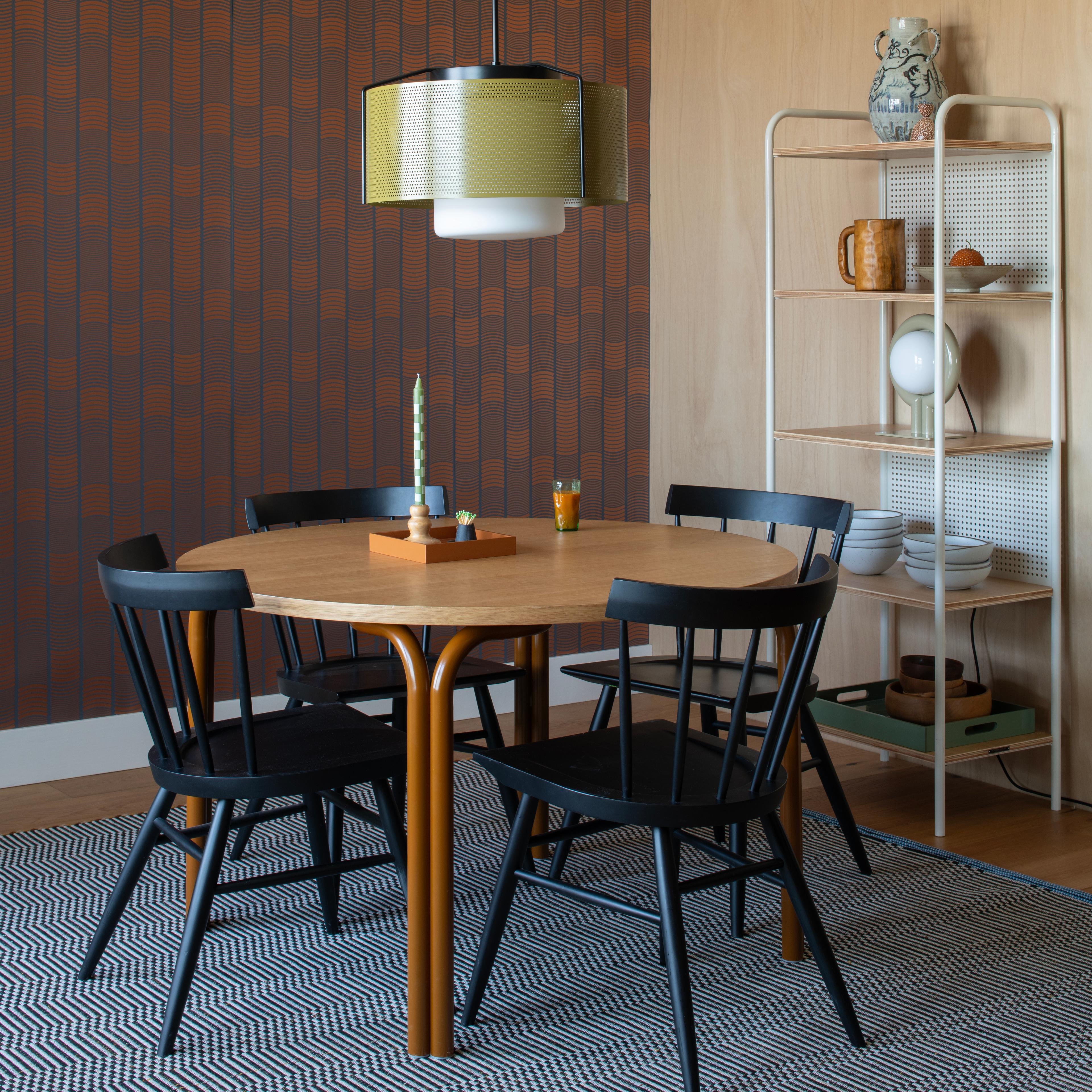 Colorful dining room. 