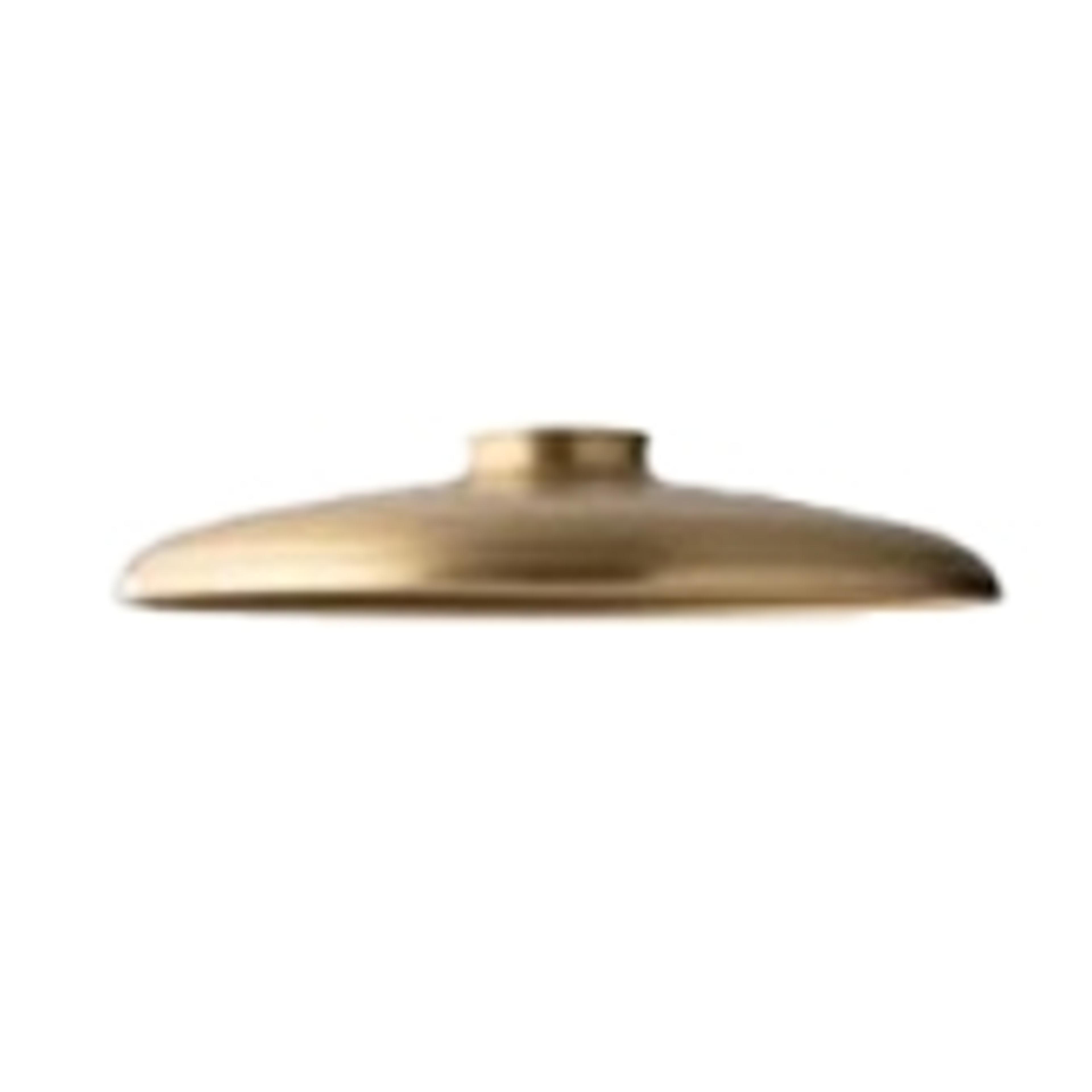 Swatch for Metal Dish Shade - Natural Brass