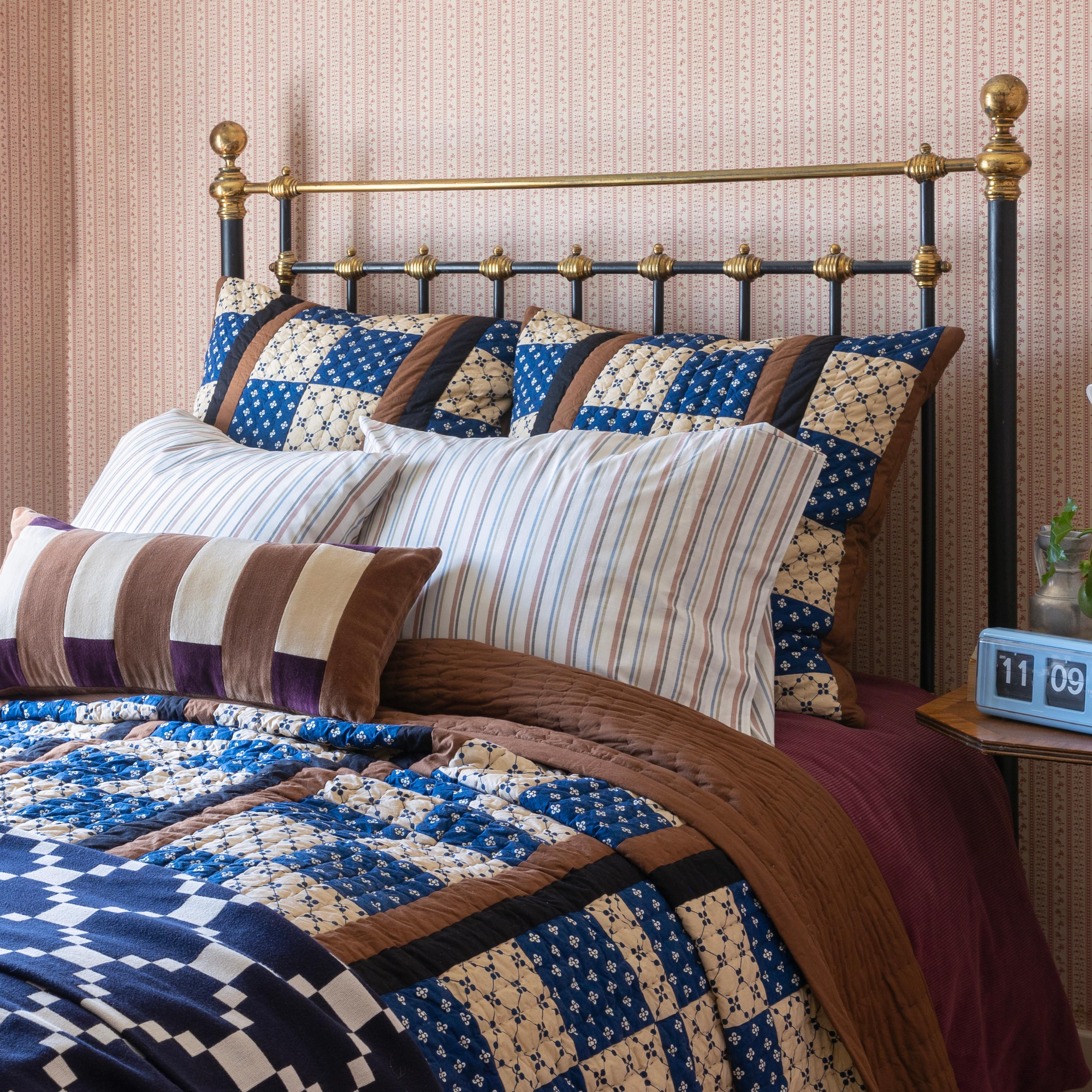 Cozy bed. 