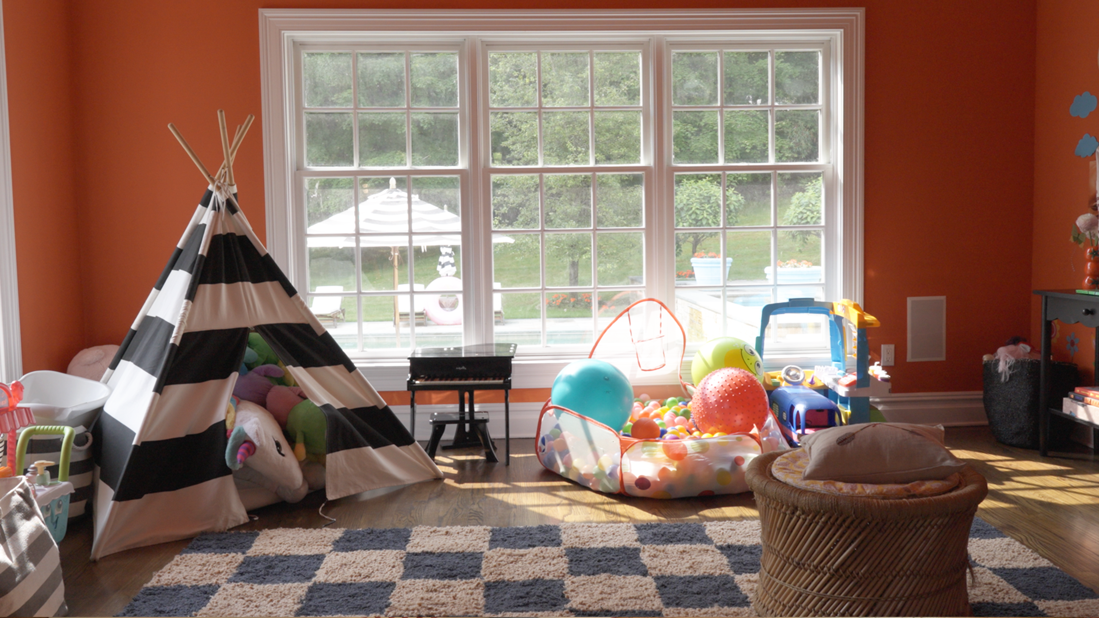 Colorful kids room. 