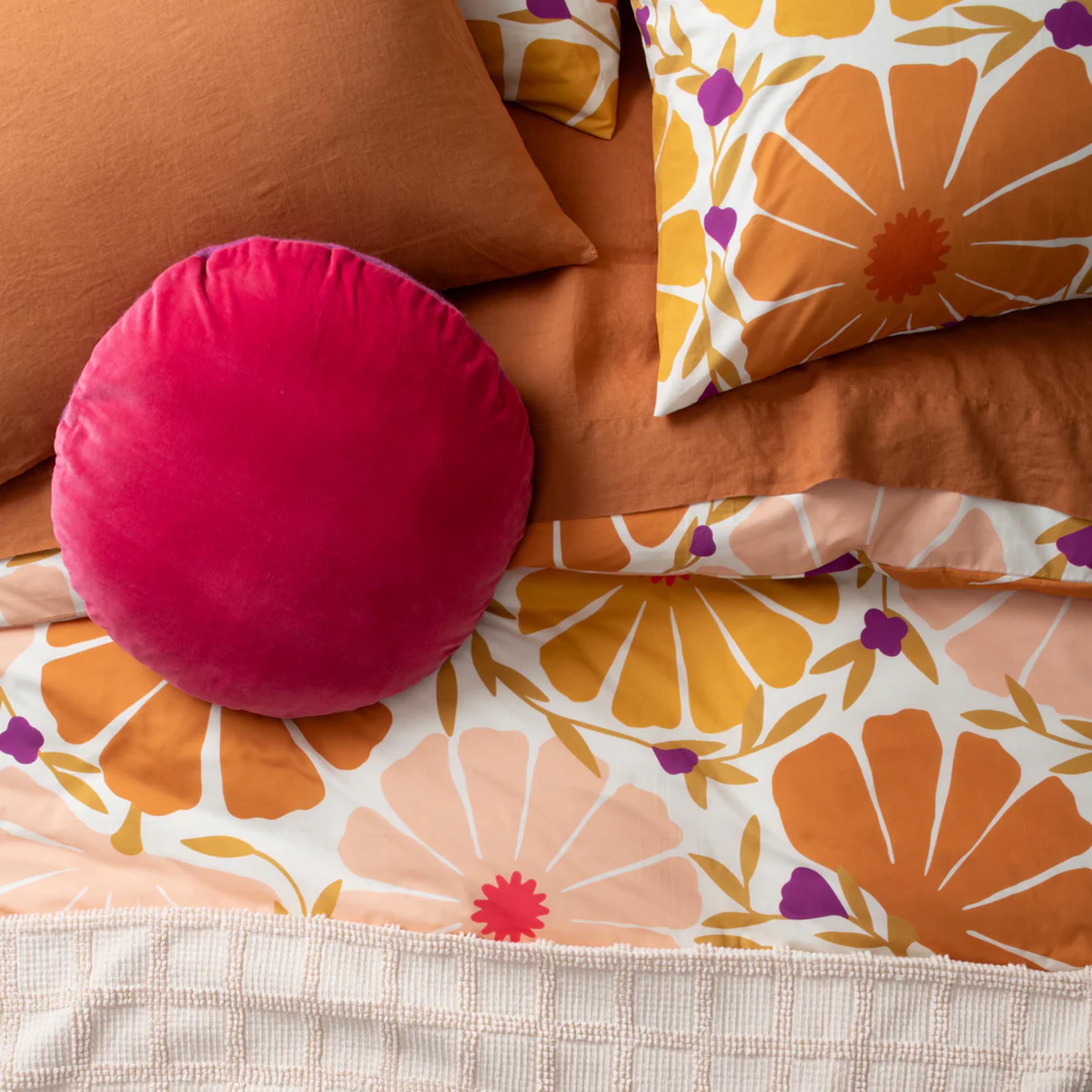 Floral bed. 