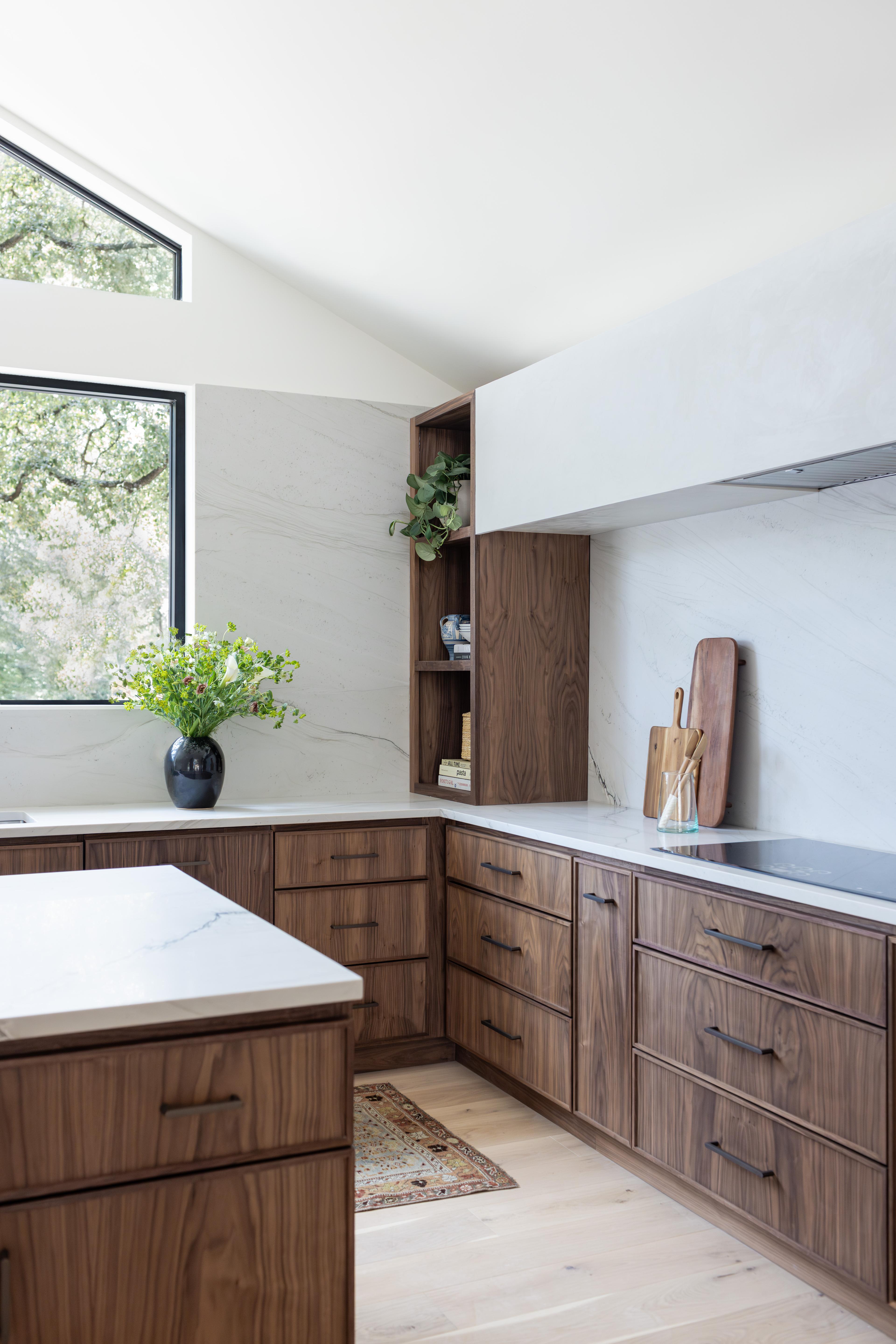 Open and airy kitchen.