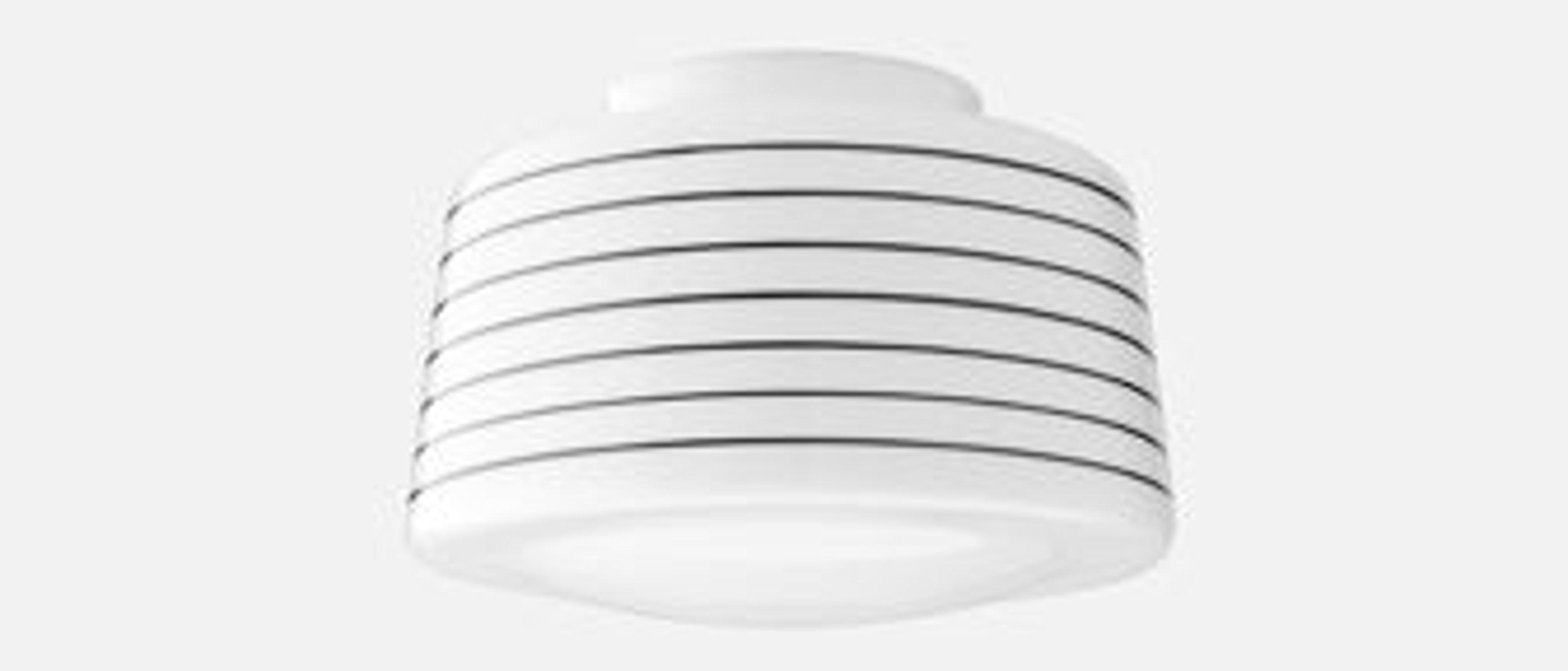 Swatch for Large Drum Shade - Black Pinstripe