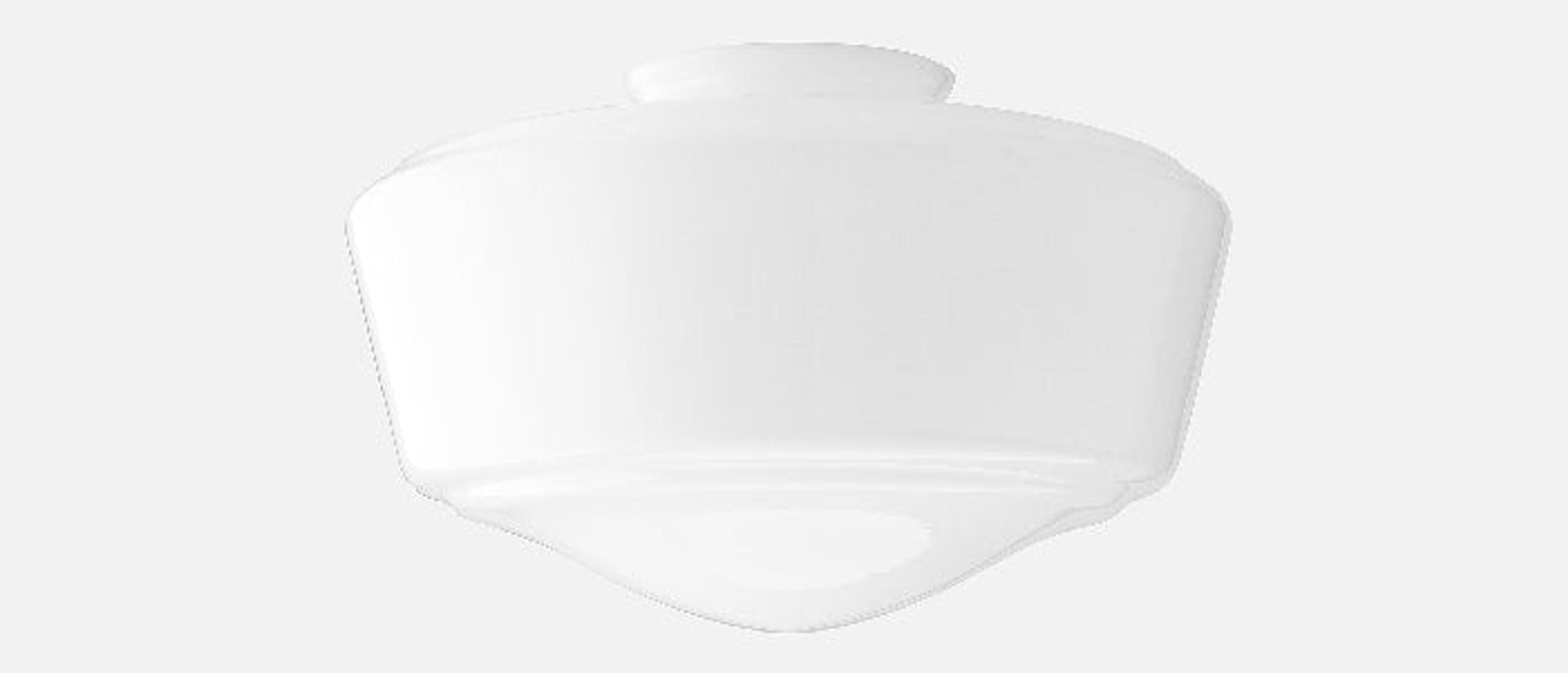 Swatch for 16" Traditional Schoolhouse Shade - Opal