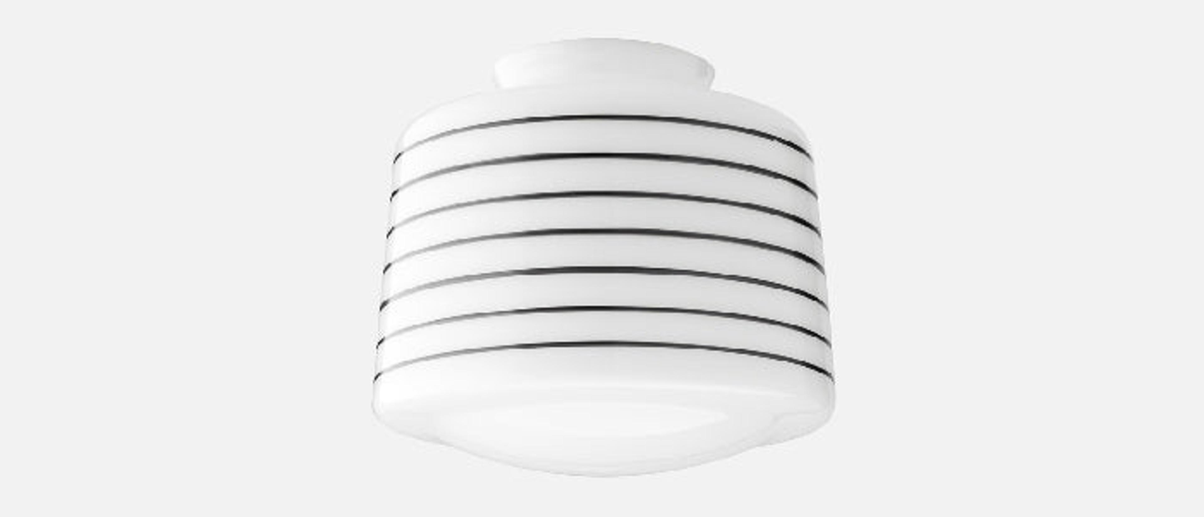 Swatch for Drum Shade - Black Pinstripe