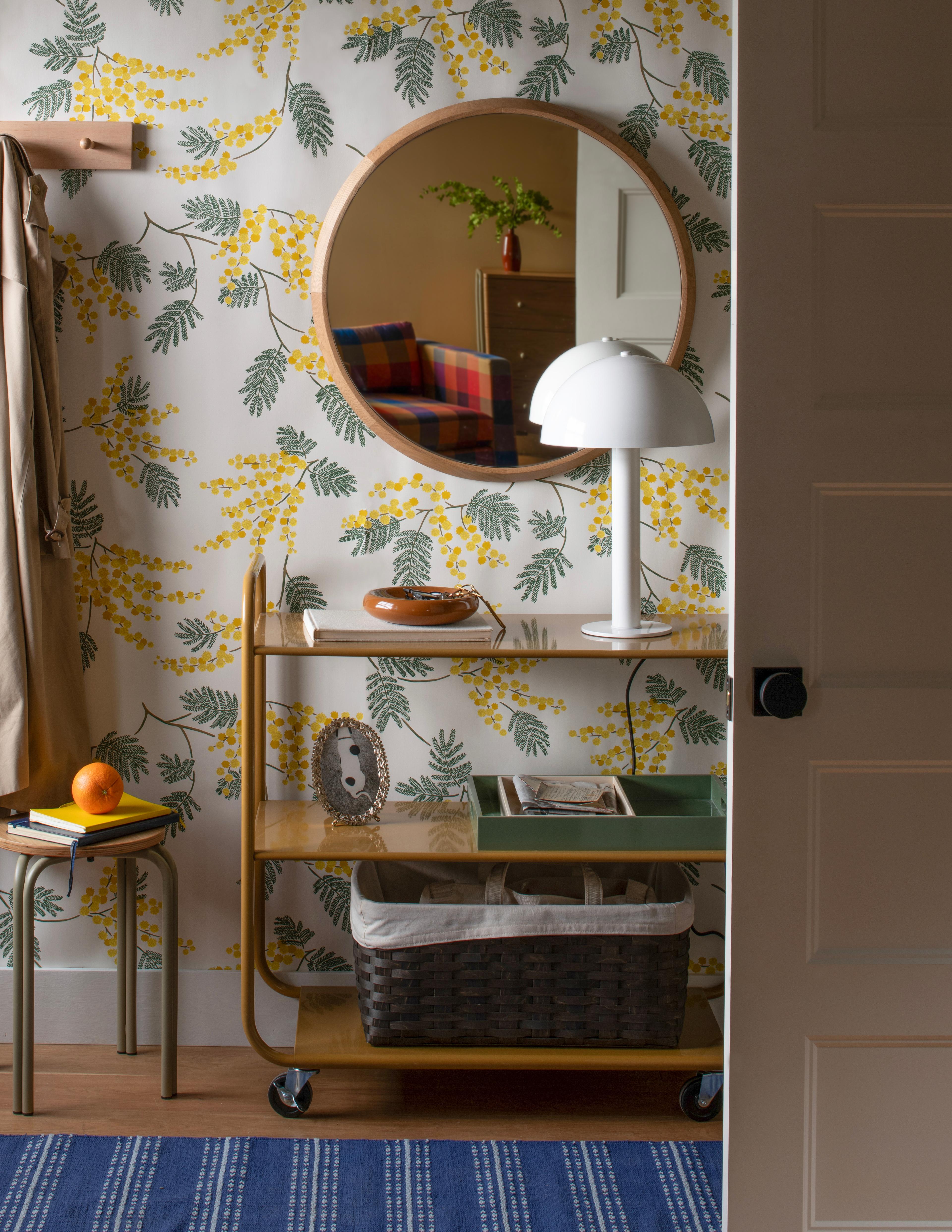 Entryway cart. 