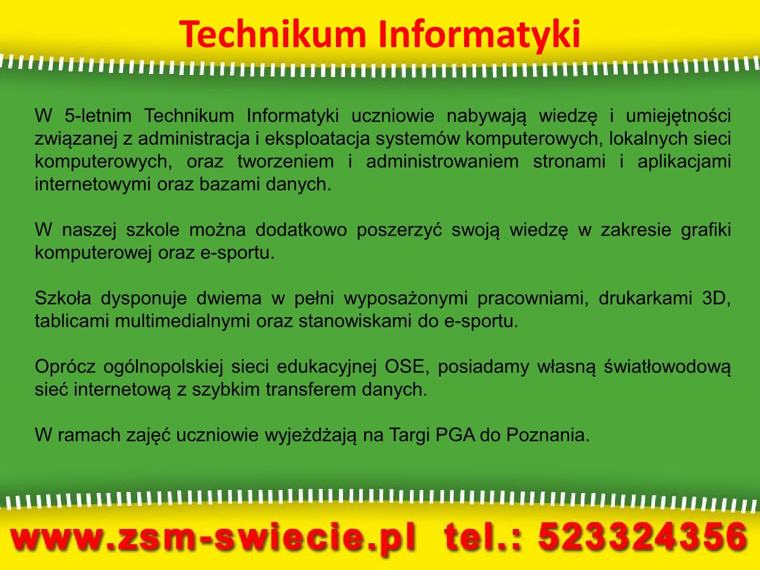 Zespół Szkół Menedżerskich w Świeciu – prezentacja (zdjęcie 19)
