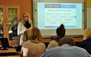 Pokój rzymski w Zespole Zespół Szkół Menedżerskich w Świeciu