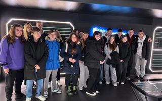 Listopada dwie klasy z ZSM wzięły udział w pokazie multimedialnym związanym z Świętem Niepodległości