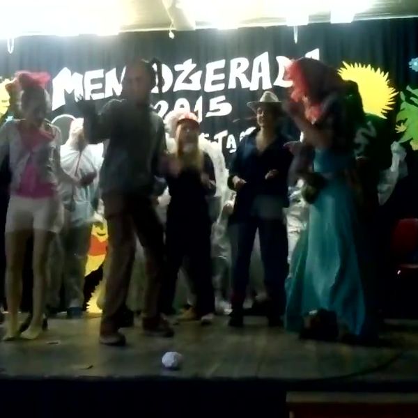 Klatka z filmu 2 — Menedżerada - występ klasy II LOMiejsce: Zespół Szkół Menedż