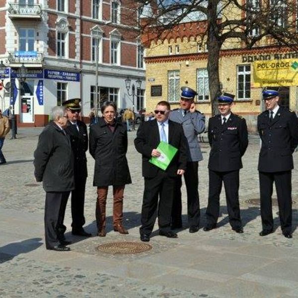 Zaprzysiężenie klasy I Liceum Ogólnokształcącego o profilu policyjnym  Dnia 31 marca 2014 roku na Du (zdjęcie 24)