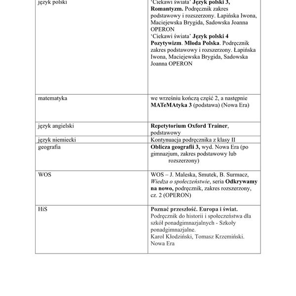 Wykaz podręczników na rok szkolny 2021/2022 (zdjęcie 5)