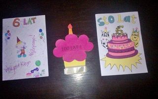 Kartki dla Nikolki Nikola Sworowska, dla której zbieramy w szkole plastikowe nakrętki, 2 grudnia obc