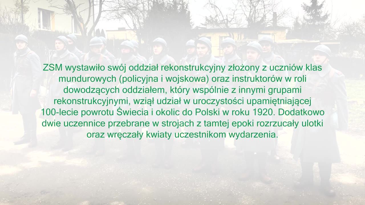 Klatka z filmu 1 — Zespół Szkół Menedżerskich w Świeciu - Styczeń 2020Zespół Sz