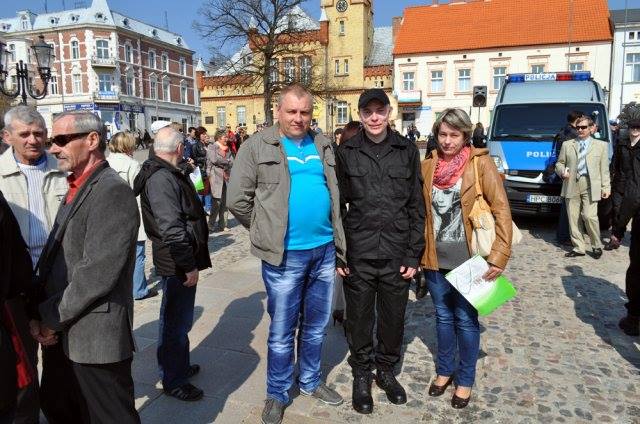 Zaprzysiężenie klasy I Liceum Ogólnokształcącego o profilu policyjnym  Dnia 31 marca 2014 roku na Du (zdjęcie 15)