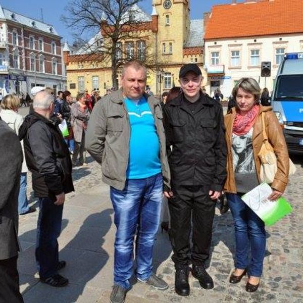 Zaprzysiężenie klasy I Liceum Ogólnokształcącego o profilu policyjnym  Dnia 31 marca 2014 roku na Du (zdjęcie 15)