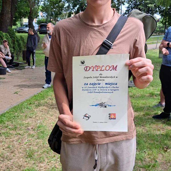 W dniu 12.06.2024 drużyna ZSM miała przyjemność wziąć udział w Zawodach Wędkarskich zorganizowanych  (zdjęcie 7)