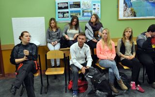 Wolontariusze ze Schroniska dla Zwierząt w ZSM