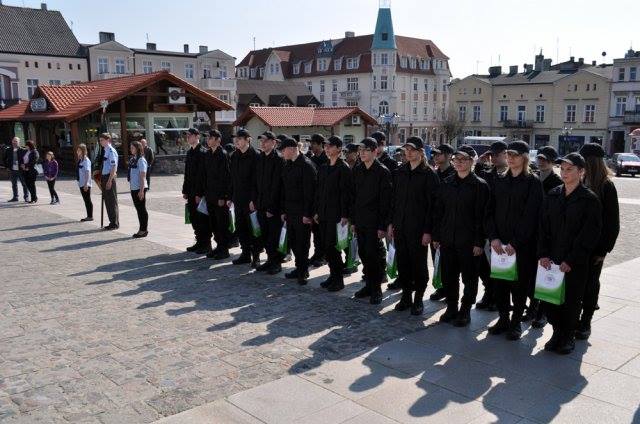 Zaprzysiężenie klasy I Liceum Ogólnokształcącego o profilu policyjnym  Dnia 31 marca 2014 roku na Du (zdjęcie 4)