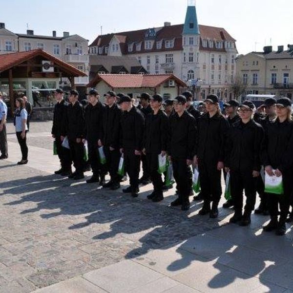 Zaprzysiężenie klasy I Liceum Ogólnokształcącego o profilu policyjnym  Dnia 31 marca 2014 roku na Du (zdjęcie 4)