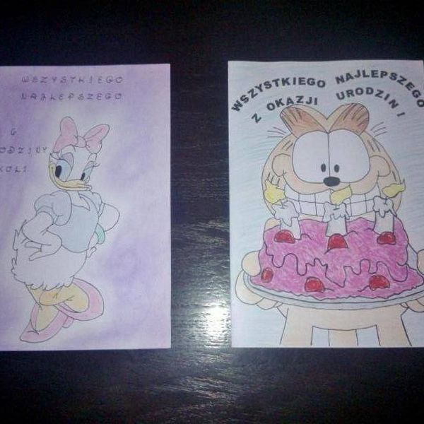 Kartki dla Nikolki Nikola Sworowska, dla której zbieramy w szkole plastikowe nakrętki, 2 grudnia obc (zdjęcie 2)