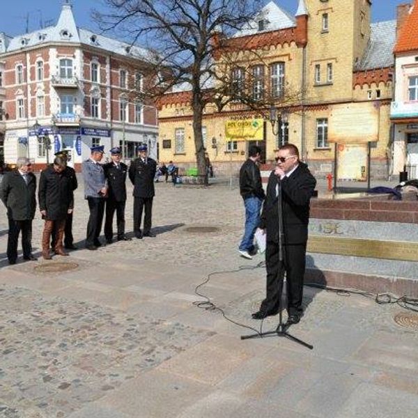 Zaprzysiężenie klasy I Liceum Ogólnokształcącego o profilu policyjnym  Dnia 31 marca 2014 roku na Du (zdjęcie 30)