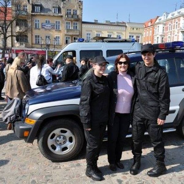 Zaprzysiężenie klasy I Liceum Ogólnokształcącego o profilu policyjnym  Dnia 31 marca 2014 roku na Du (zdjęcie 18)