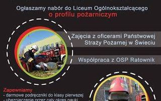 Zespół Szkół Menedżerskich ogłasza nabór do Liceum Ogólnokształcącego o profilu pożarniczym