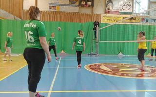 Udział naszej młodzieży w ,,Licealiadzie" - rozgrywkach w piłce siatkowej chłopców i dziewcząt - 21.