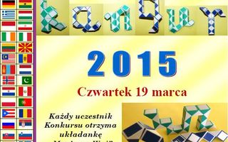 Uwaga konkurs matematyczny KANGUR!