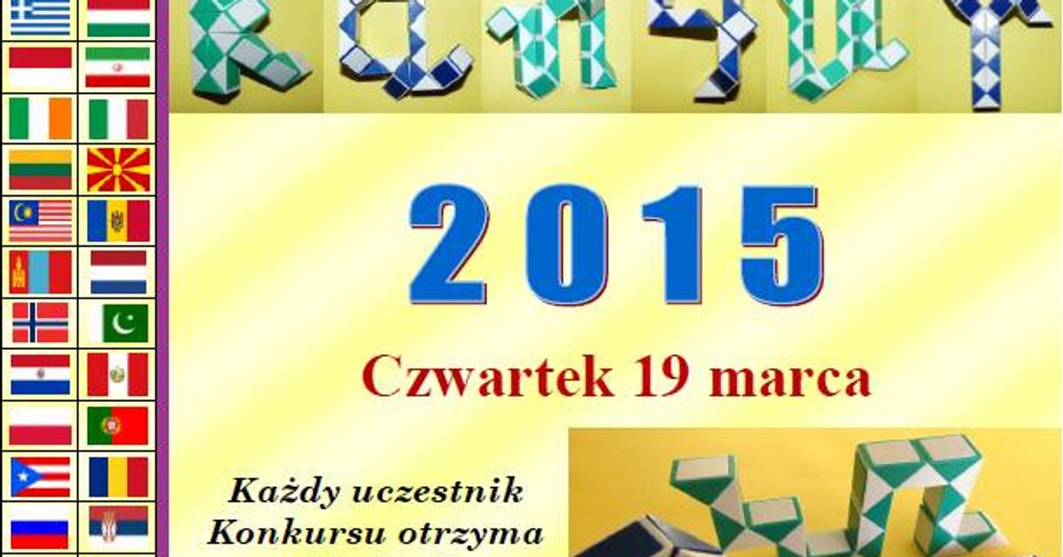 Uwaga konkurs matematyczny KANGUR!