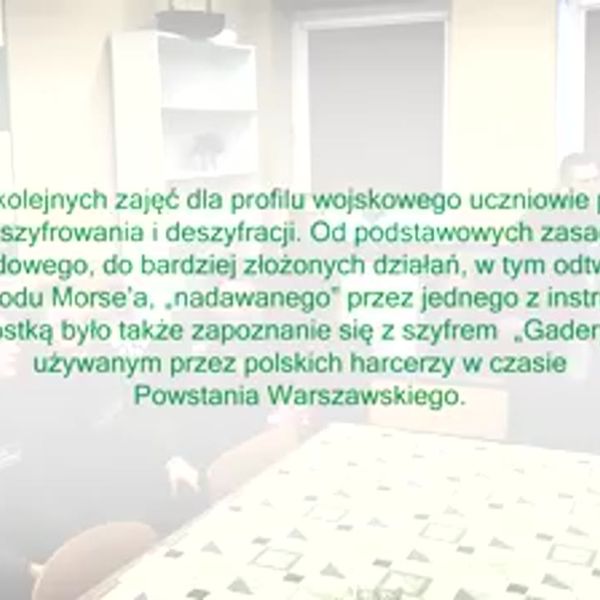 Klatka z filmu 5 — Zespół Szkół Menedżerskich w Świeciu - Luty 2020Zespół Szkół