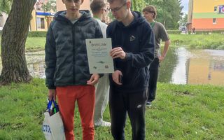 W dniu dzisiejszym nasi uczniowie wzięli udział w zawodach wędkarskich 🐟 🐟 🐟 zajmując IV miejsce 