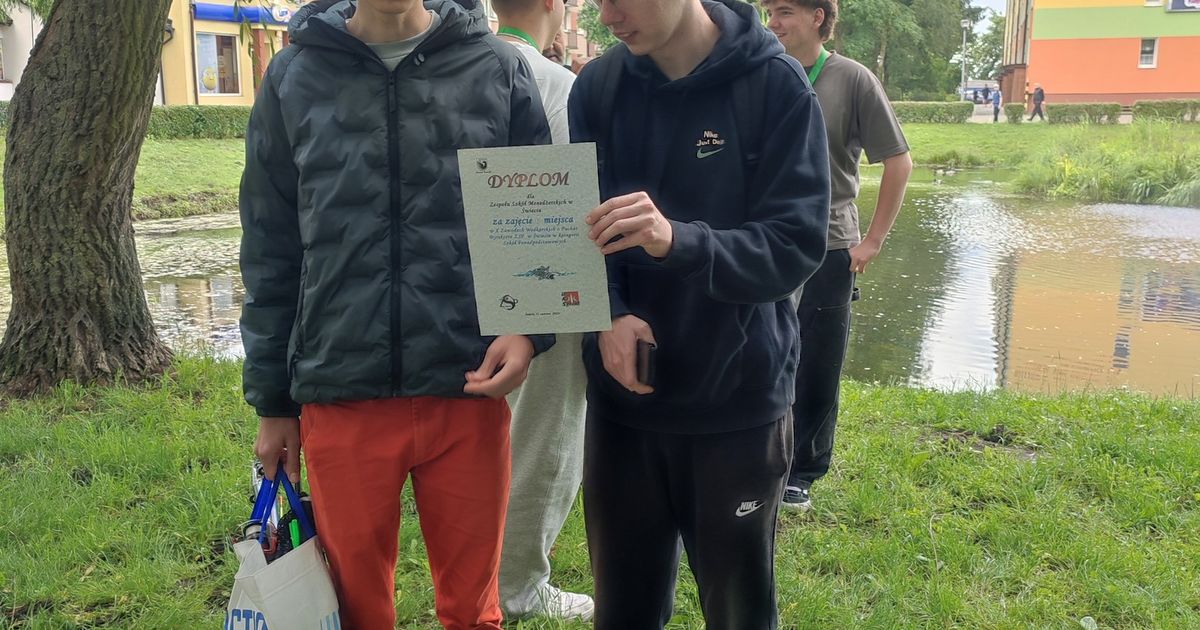 W dniu dzisiejszym nasi uczniowie wzięli udział w zawodach wędkarskich 🐟 🐟 🐟 zajmując IV miejsce 