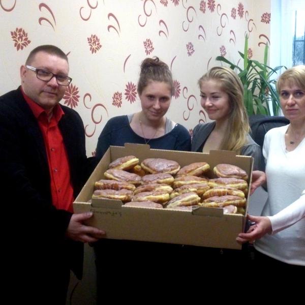 Słodki poczęstunek w "Menedżerze"