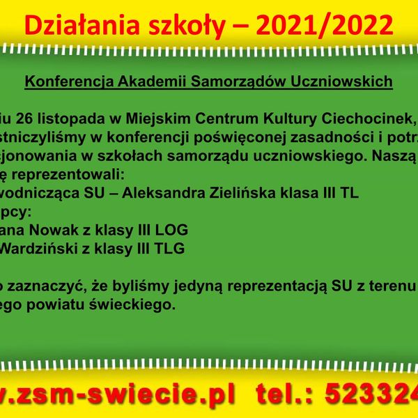 Zespół Szkół Menedżerskich w Świeciu – prezentacja (zdjęcie 34)