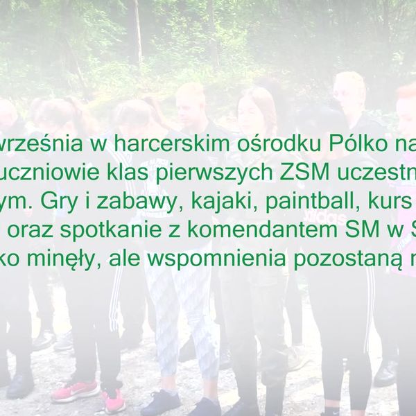 Klatka z filmu 2 — Zespół Szkół Menedżerskich w Świeciu - Wrzesień 2019Zespół S