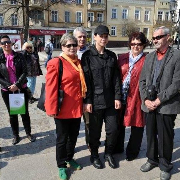 Zaprzysiężenie klasy I Liceum Ogólnokształcącego o profilu policyjnym  Dnia 31 marca 2014 roku na Du (zdjęcie 17)