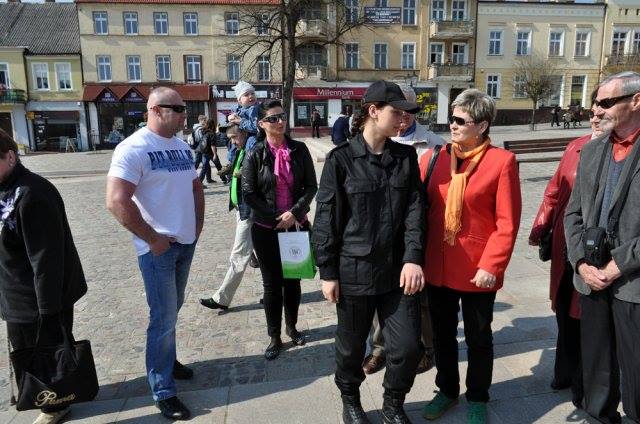 Zaprzysiężenie klasy I Liceum Ogólnokształcącego o profilu policyjnym  Dnia 31 marca 2014 roku na Du (zdjęcie 16)