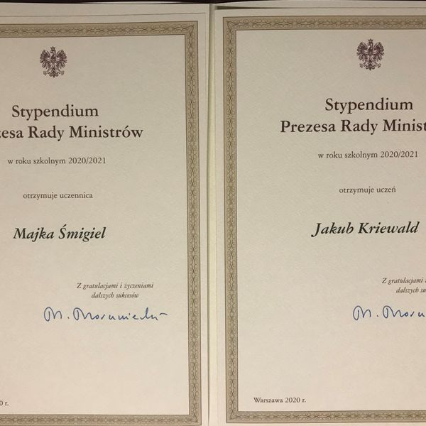 Stypendia Prezesa Rady Ministrów (zdjęcie 1)