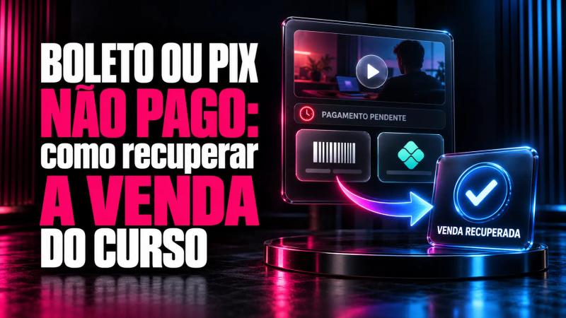recuperação de checkout cursos online