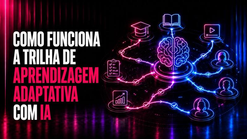 aprendizagem com trilha adaptada com IA