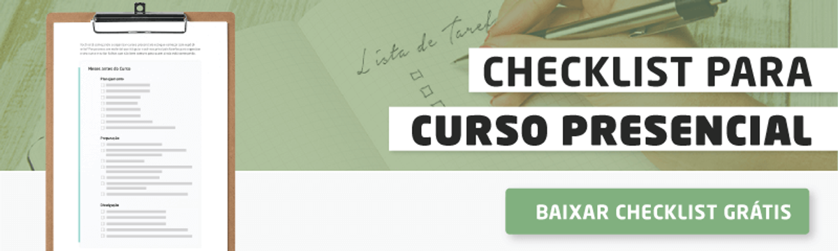 Checklist para curso presencial