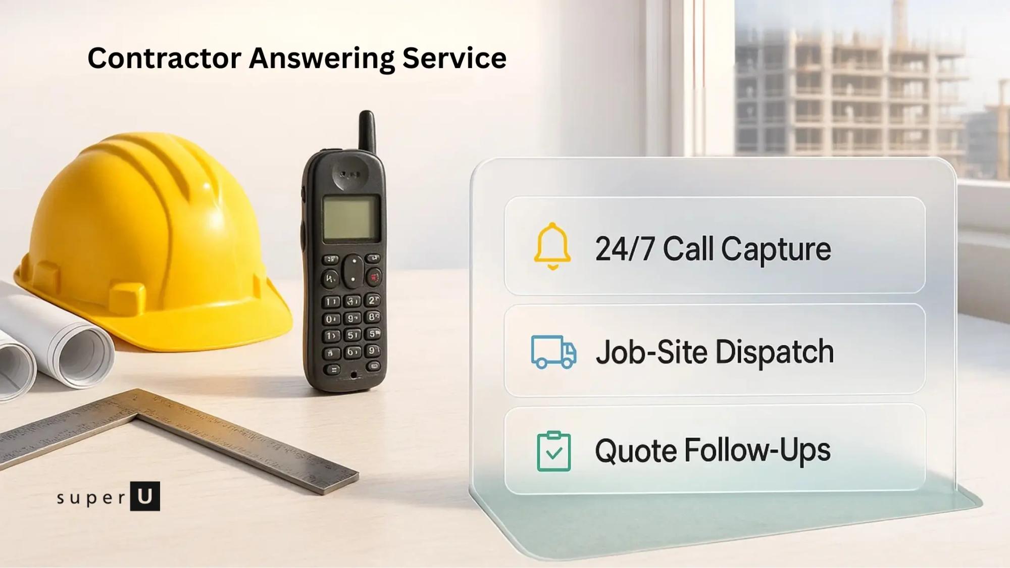contractor answering service