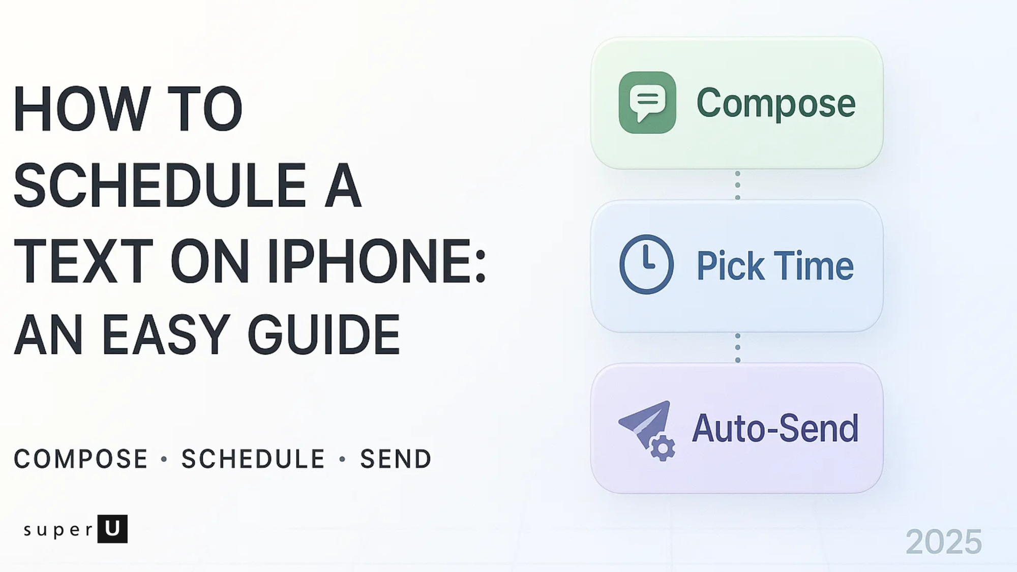 How to Schedule a Text on iPhone