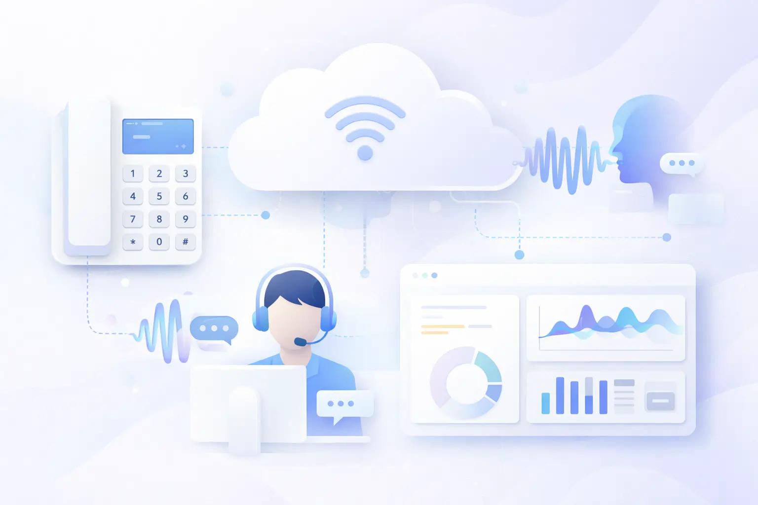 How Cloud Phone Systems and Voice AI Power Smart Call Centers