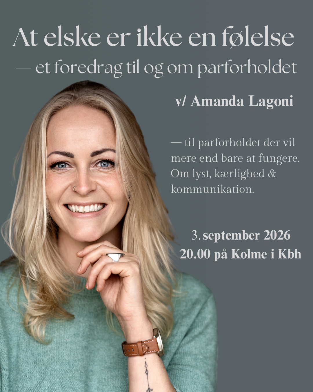 At elske er ikke en følelse
