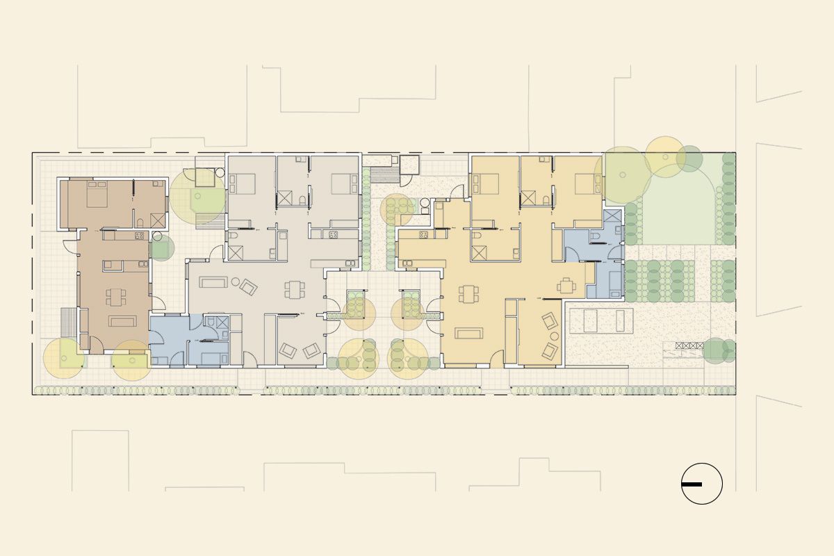 Floorplan of Heidelberg Heights SDA.