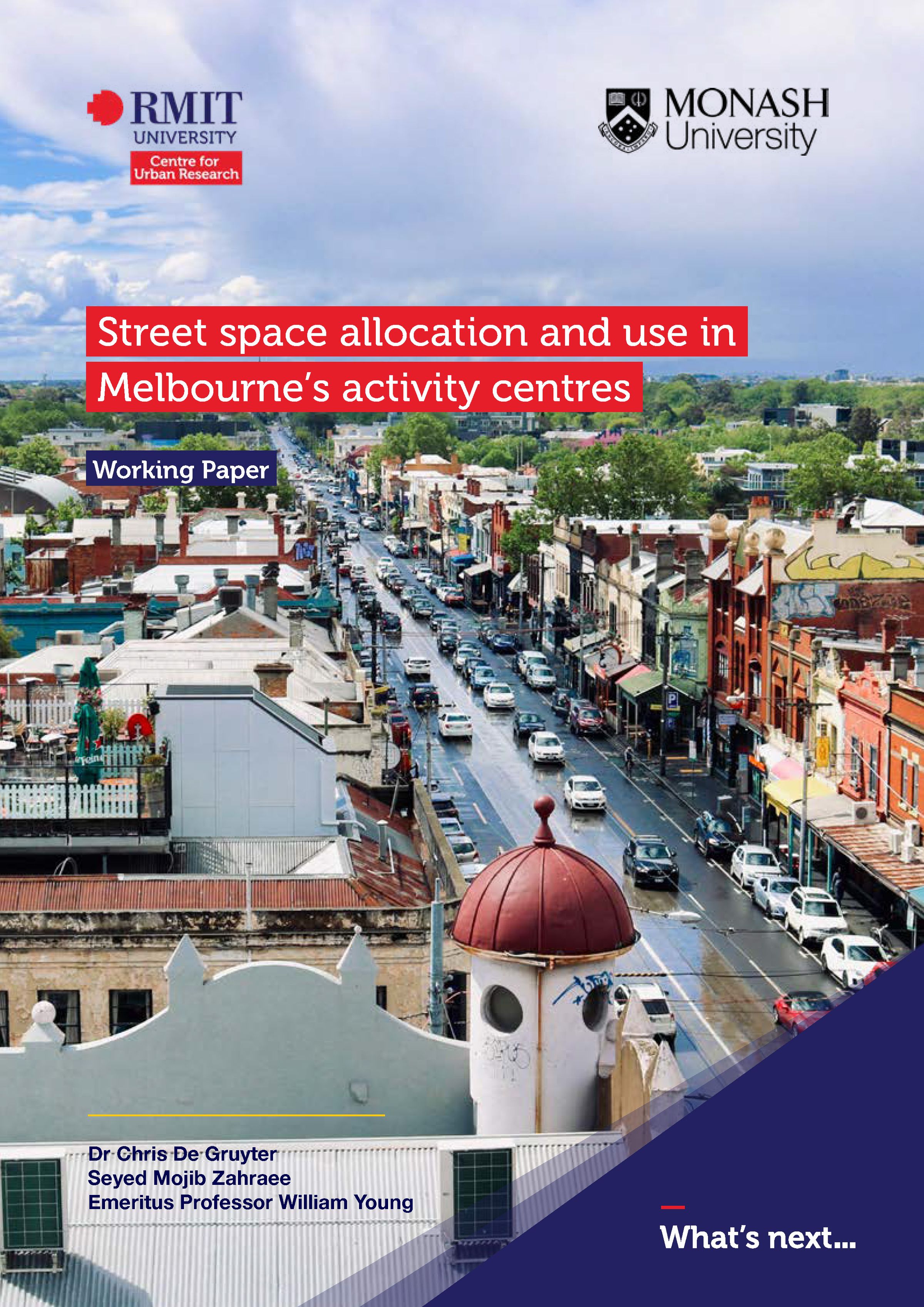 Cover for Street space allocation and use in Melbourne's activity centres